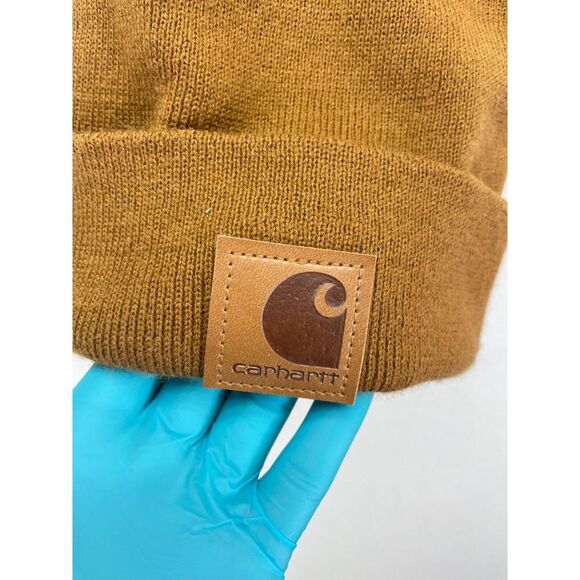 Carhartt Men's Tonal Patch Beanie One Size Brown Purple - Picture 3 of 10